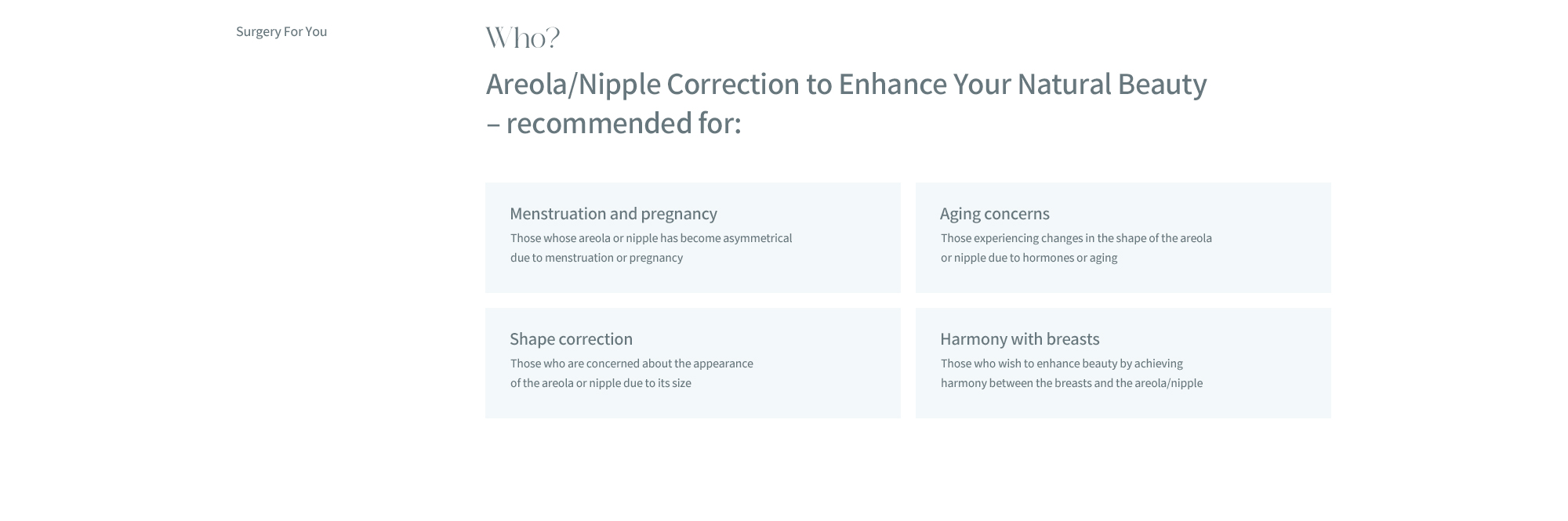 Areola/Nipple