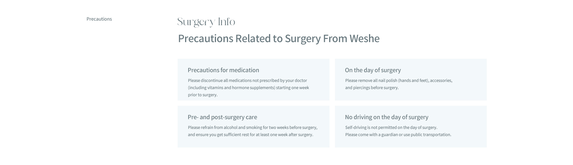 WeShe Breast Surgery